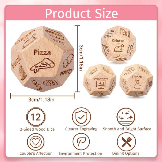 Couples Love Dice – 3-Piece Fun Date Night Gift
