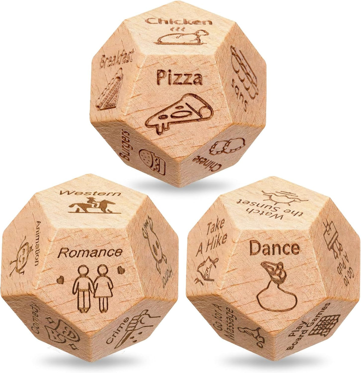 Couples Love Dice – 3-Piece Fun Date Night Gift
